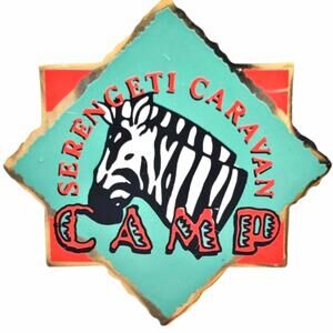 Disney Serengeti Caravan Camp Zebra Pin